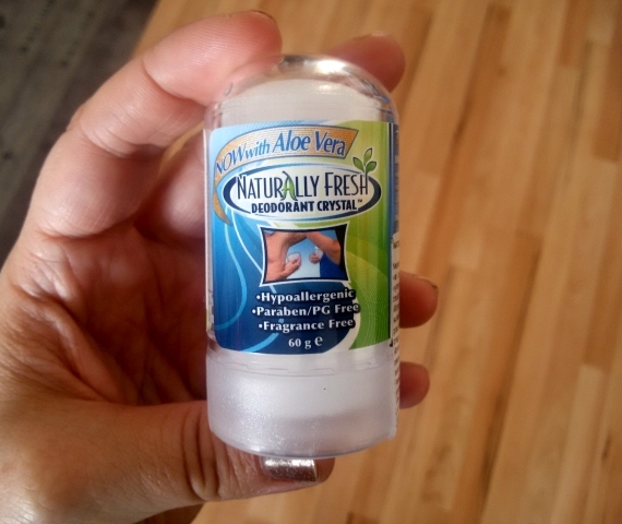 Apžvalga: kristalinis dezodorantas "Naturally Fresh Deodorant Crystal"