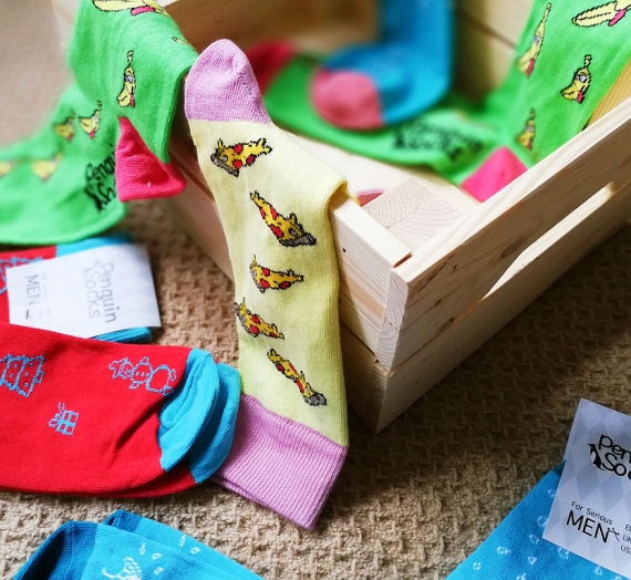 Kaupiam dovanų idėjas: vyriškos spalvotos kojinės iš Penguinsocks.com